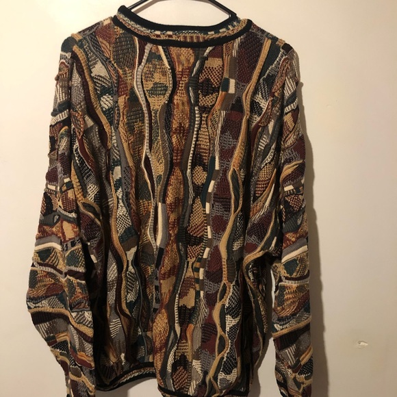 Chunky boho oversized ENRICO UOMO Italy sweater🔥retro - Picture 7 of 9